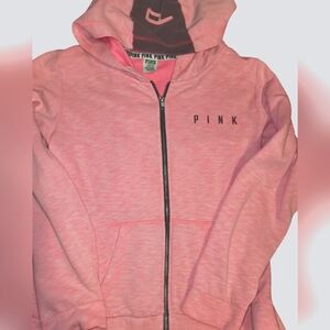 PINK HOODED JACKET SIZE L